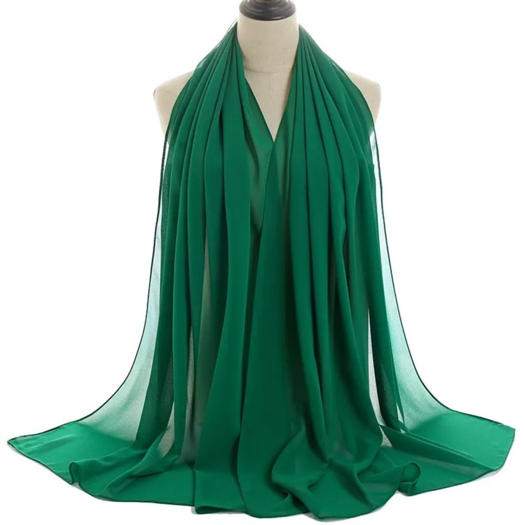 Szalik OL-33818 - Zielony | Elegancki dodatek KP33818 Zdjęcie produktu 