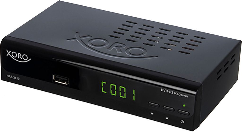 Récepteur numérique DVB-S2 XORO HRS2610, compatible avec le Image du produit 