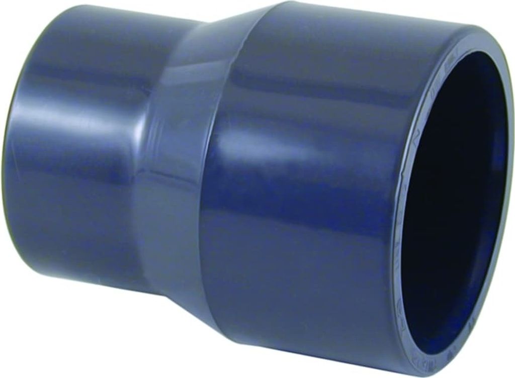 PVC - U Reduktion lang 50-40mm x 25 mm PN16