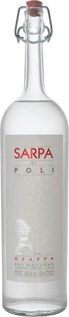 Poli Grappa Sarpa Di Poli + Box 700ml 40% Vol. Produktbild 