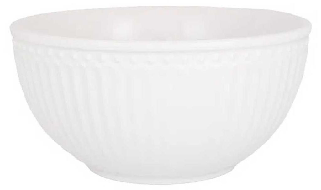 Greengate Servierschale ALICE WEISS Medium Schüssel Keramik Produktbild 
