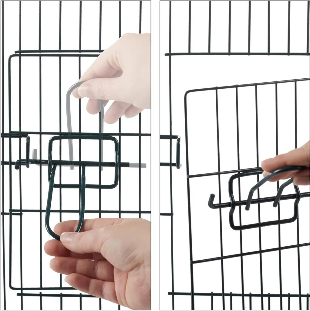 Enclos clôturé avec filet anti-prédateurs et structure renforcée - 7