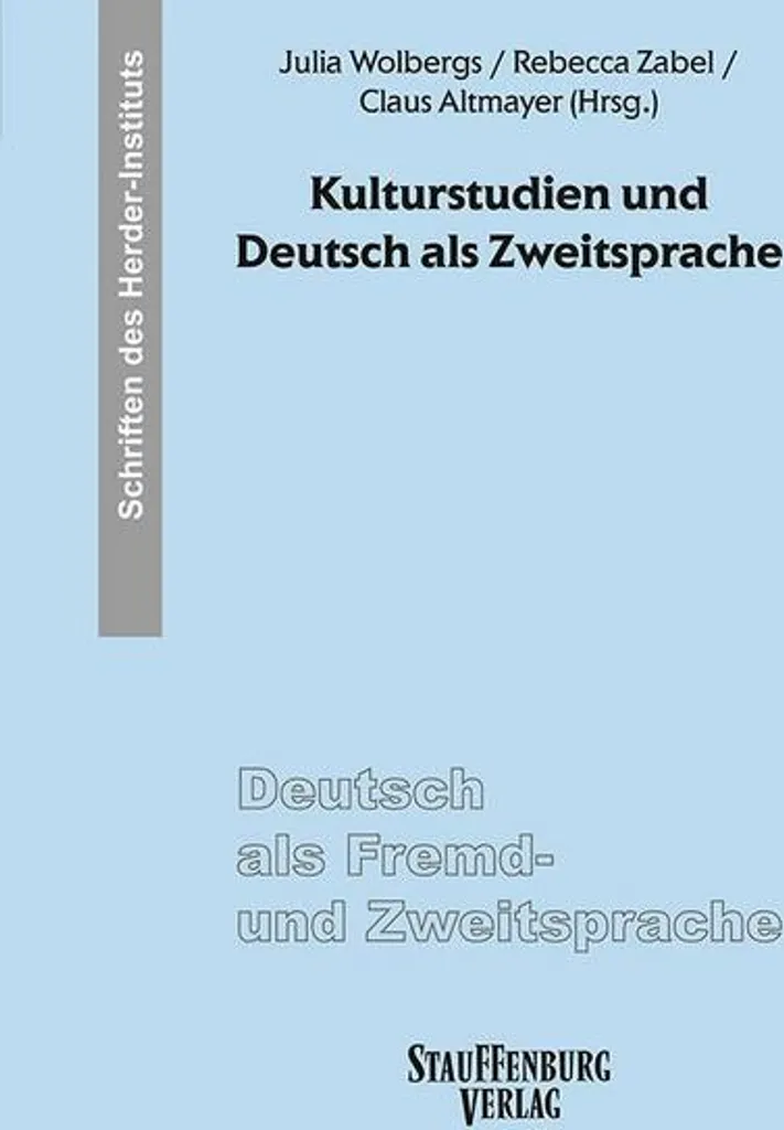 Kulturstudien und Deutsch als Zweitsprache : analyse et méthodologie