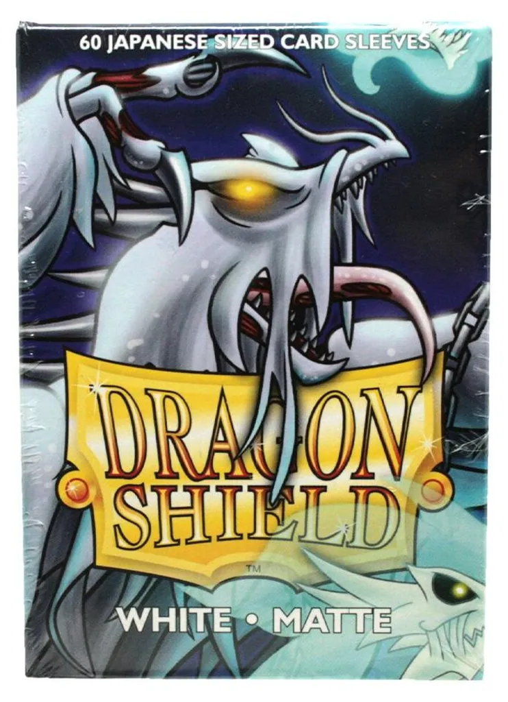 Protège-cartes Dragon Shield Mats Blancs 120 Unités Format Small Size