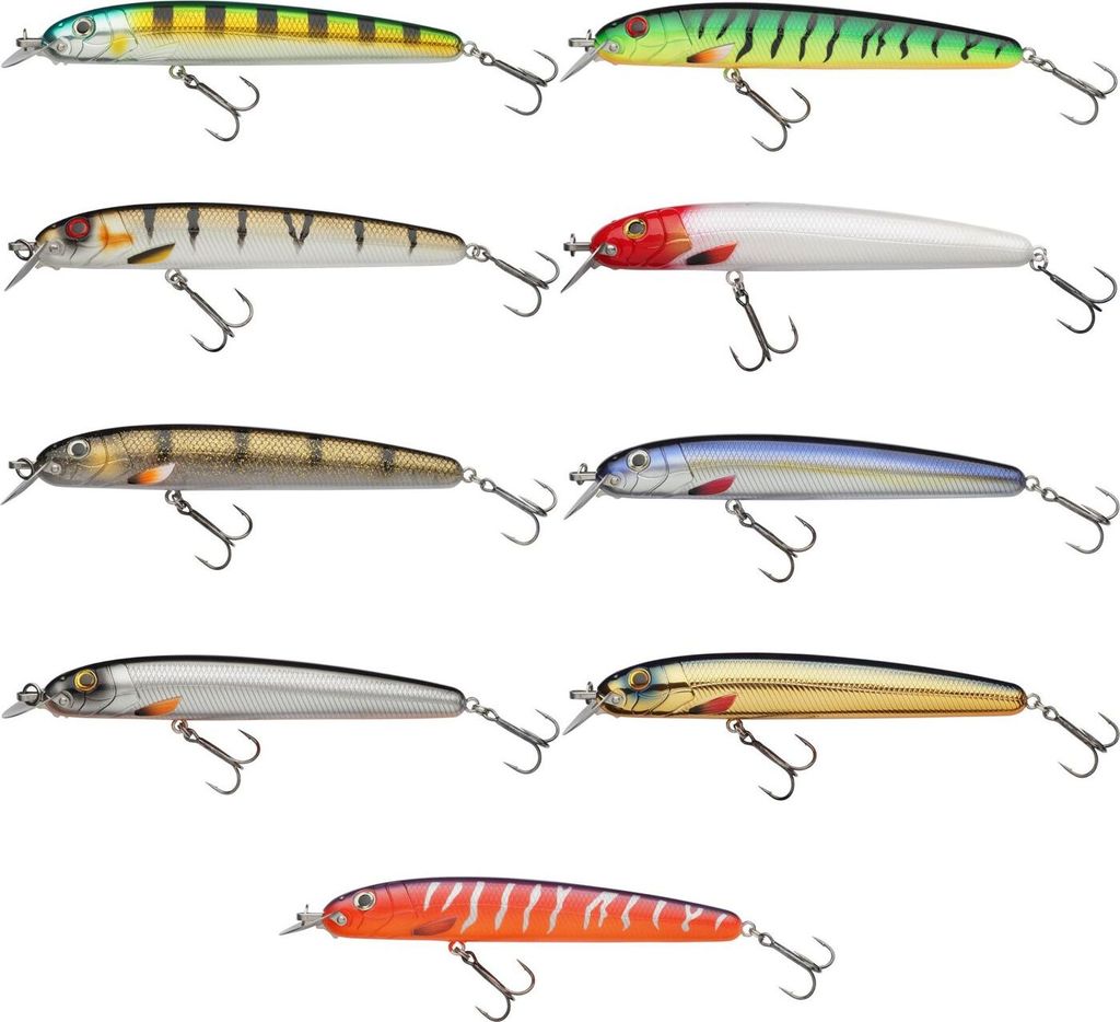 Abu Garcia Beast Hi-Lo Sinking - Wobbler, Gewicht / Länge / Hakengröße:10cm / 12.3g / Gr. 1, Farbe:Firetiger