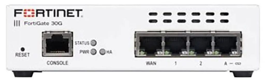 Fortinet FortiGate 30G, 5,85 Mpps, 4 Gbit/s, 3,5 Gbit/s, Zdjęcie produktu 