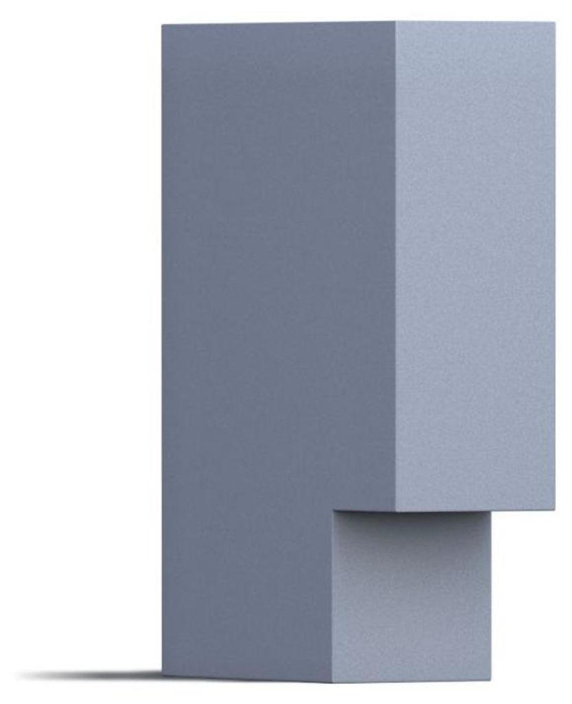 Außenleuchte "Nano Flash" in Grau Metallic