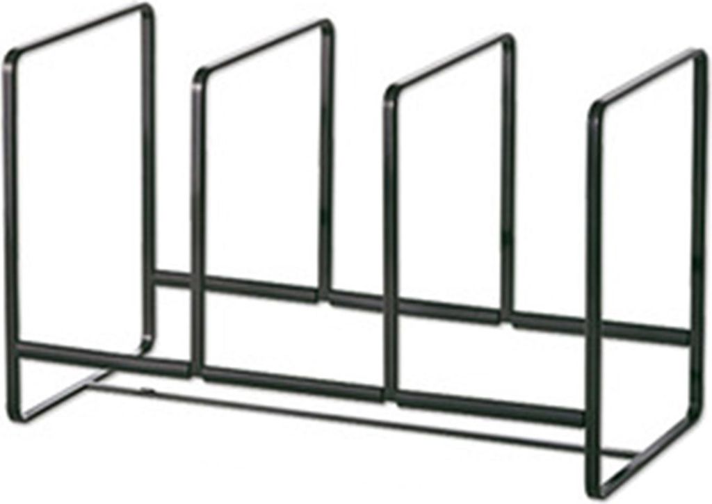 Geschirrablage für die Küchenarbeitsplatte, robuster Abtropfständer aus Kohlenstoffstahl für Teller, Pfannen, Töpfe und Deckel, multifunktiona...