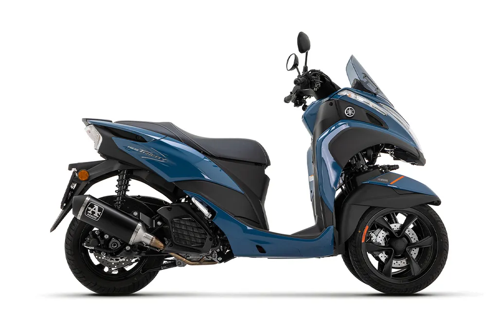 Ligne échappement Arrow Urban aluminium foncé pour Yamaha Tricity 155