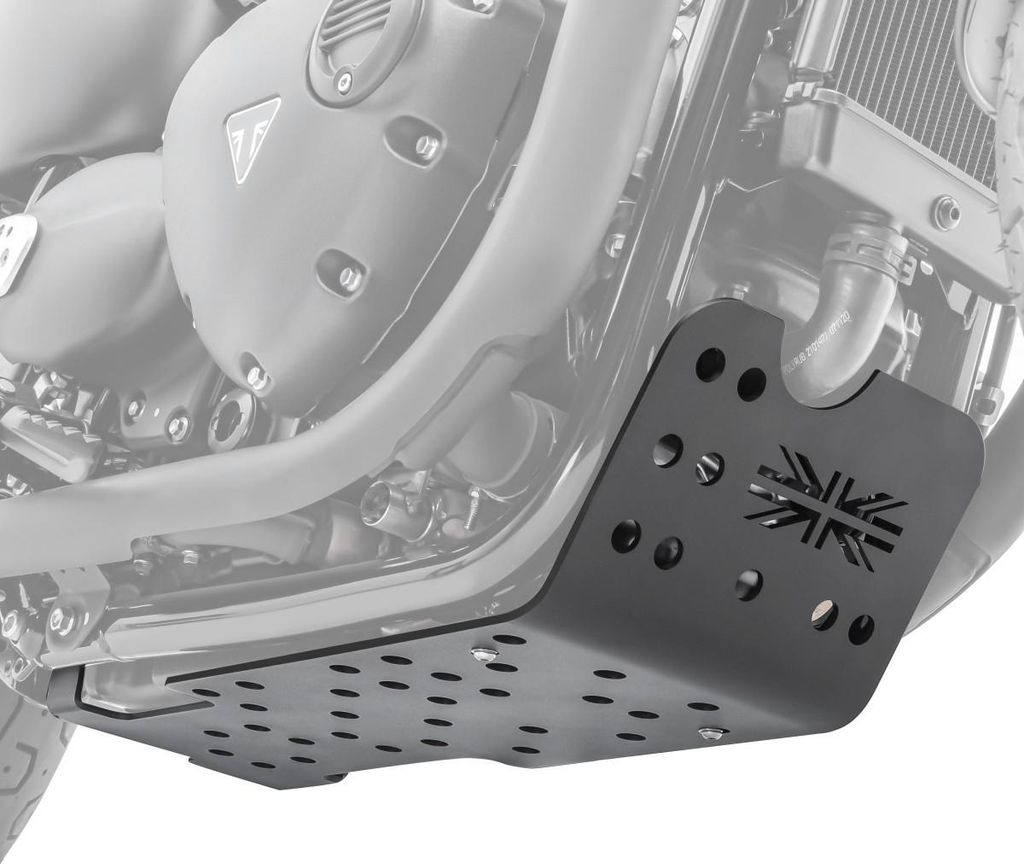 Motorschutz für Triumph Bonneville T120 16-25 Aluminium Bugspoiler sch