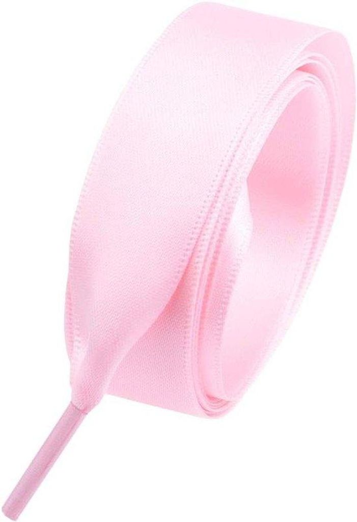 2 cm Breite Rosa Satin Plüschstifte - 80-140 cm Länge, für Schuhe und Kleidung