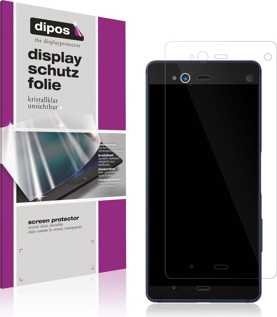 2x Schutzfolie für Fujitsu Arrows NX F-01K klar Produktbild 