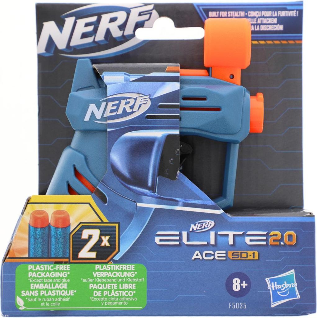 Hasbro Blaster Nerf Elite 2.0 Ace SD-1 blau, orange Produktbild 
