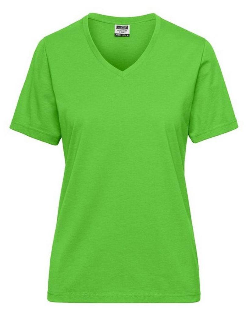 James and Nicholson - "Bio Workwear" T-Shirt für Damen LT2900 (3XL) (Limone)