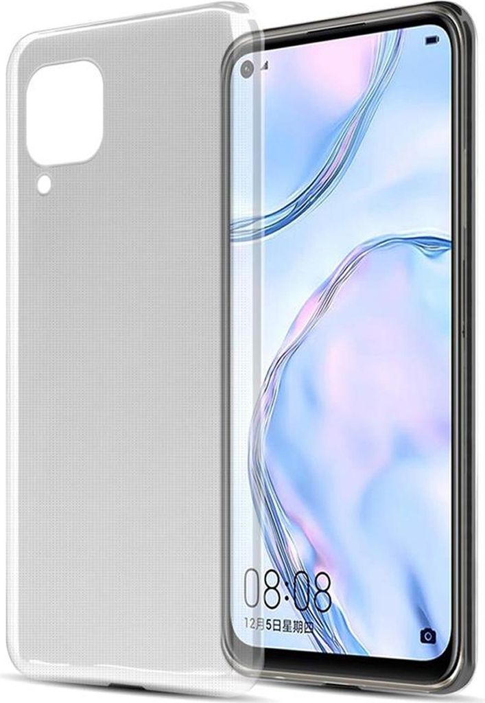 Cadorabo Hülle für Huawei NOVA 6 SE / P40 LITE / NOVA 7i Schutz Hülle in Transparent Schutzhülle TPU Silikon Cover Etui
