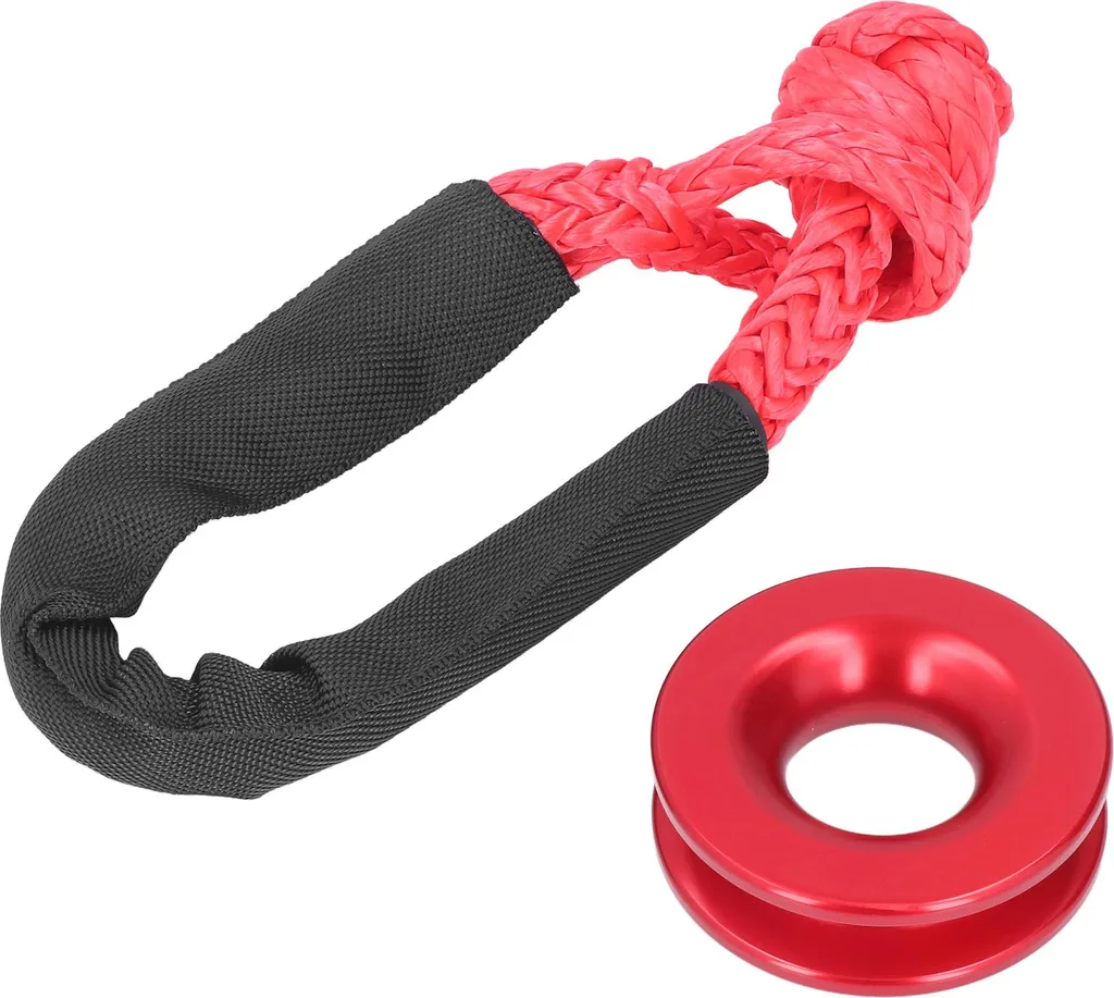 Kit de Remorquage pour SUV et 4x4 avec Anneau Snatch et Corde Souple