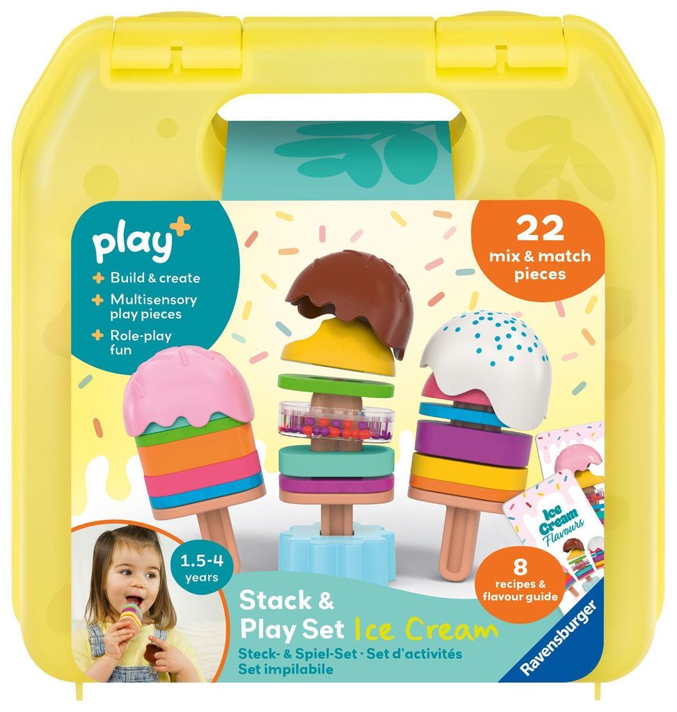 Play+ Steck- und Spiel-Set: Mix dein Eis - ab 1,5 Jahre Produktbild 