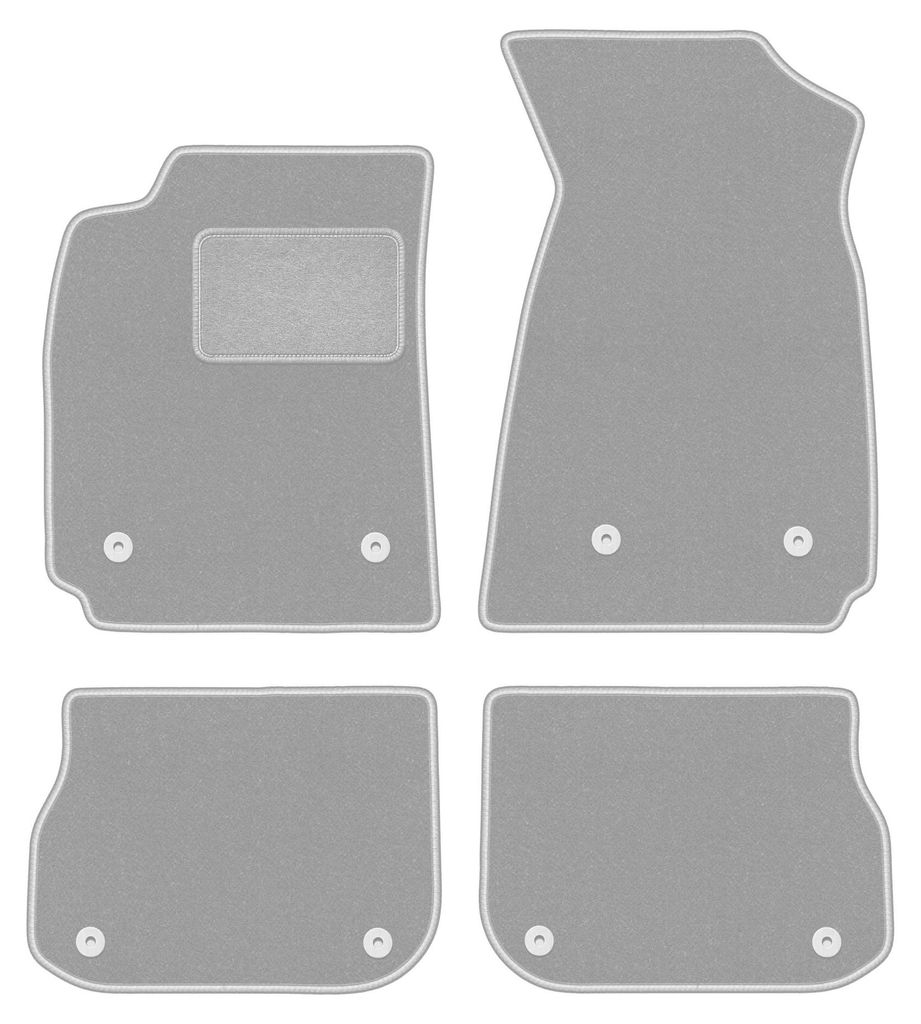 Velours-Fußmatten für Audi A4 B5 1995-1999 Produktbild 