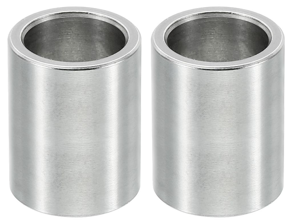 Edelstahlringe, 2 Stück, runde Abstandshalter, 12,2 mm Innendurchmesser x 16 mm Außendurchmesser x 20 mm Länge, gewindelos, Abstandshalter für ...