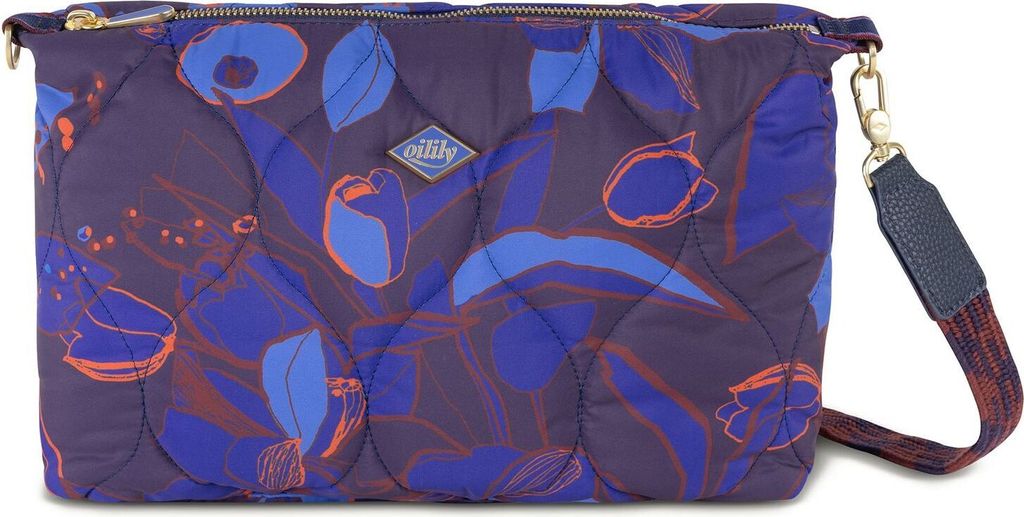 Oilily Schultertasche Umhängetasche Moon Shoulder Bag Eclipse blau