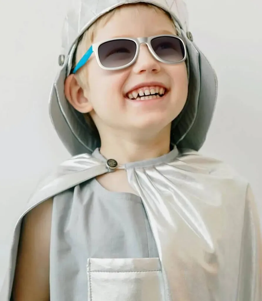 Occhiali per bambini, rettangolari, occhiali correttivi, PK10E, rosa - 4