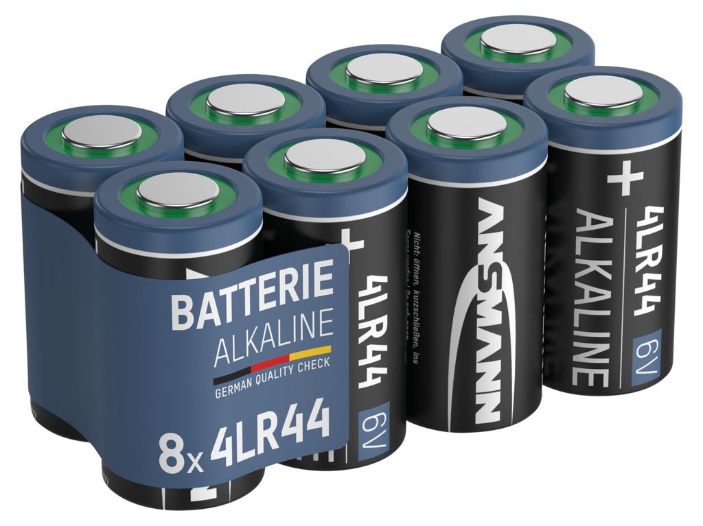 ANSMANN Alkaline Batterie 4LR44 6 Volt 8er Pack Produktbild 