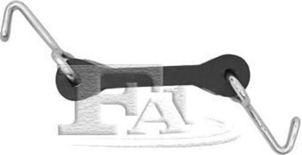 VEGAZ Auspuffhalter für FIAT 127 Schrägheck (127) Auspuffanlage Montageteil FTM-112