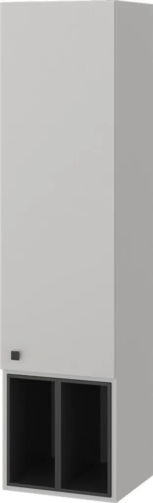Vicco Gerta Mobile Bagno 37.5x150 Grigio Nero | Arredo Sospeso Moderno