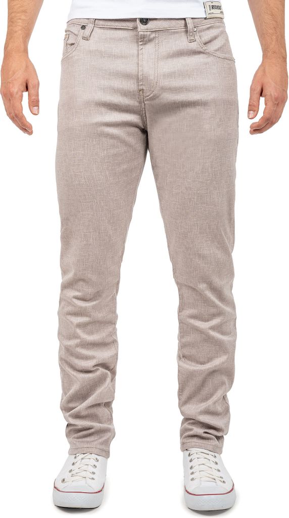 Cipo & Baxx Herren Stoffhose CD840 Beige W40/L32