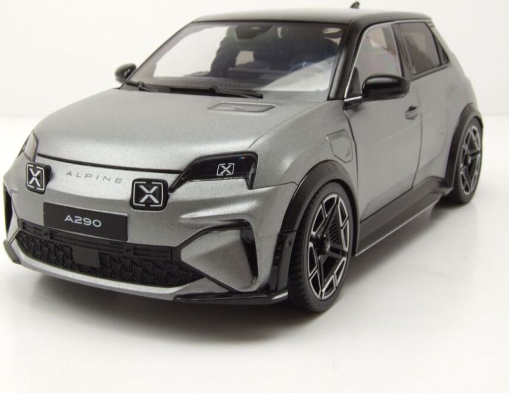 Norev 185451 Alpine A290 GT 2025 grau schwarz 1:18