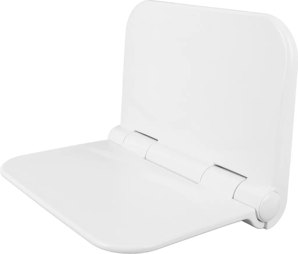 Chaise de douche pliante murale, tabouret de bain ergonomique blanc