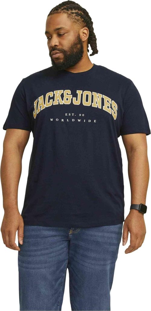 Jack&Jones T-shirt 12258871 in NAVY BLAZER color size 5XL