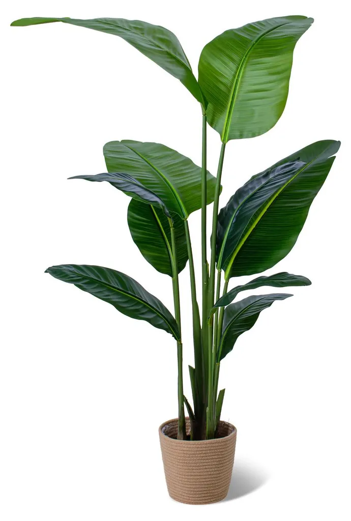 Bananier artificiel 160 cm Traveller Banana - Grande plante d'intérieur