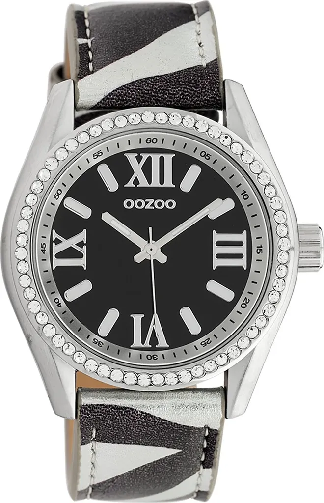 Montre Oozoo Femme UOC10268 - Confort du Cuir et Lisibilité Parfaite