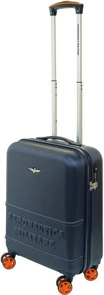 Valise cabine Aeronautica Militare AM22050BL ABS bleu 55cm