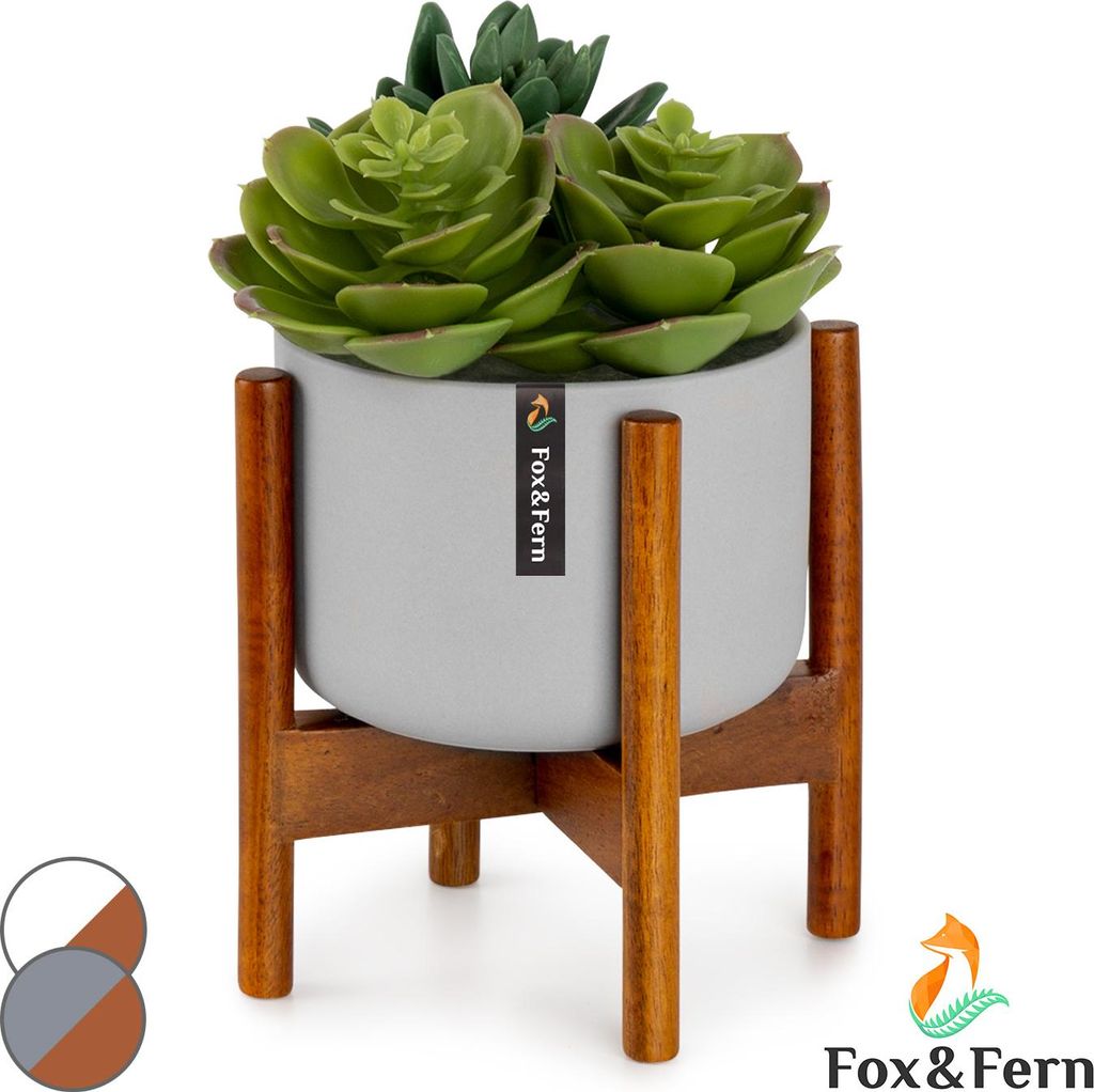 Fox & Fern Porte Plante Interieur, Support de Plantes en Image du produit 