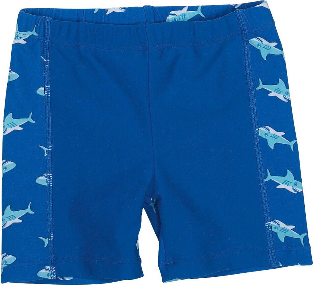 PLAYSHOES 460125_98/104, Bademode Unterteile, Kind, Blau, Einfarbig, Männlich, Elasthan, Polyamid