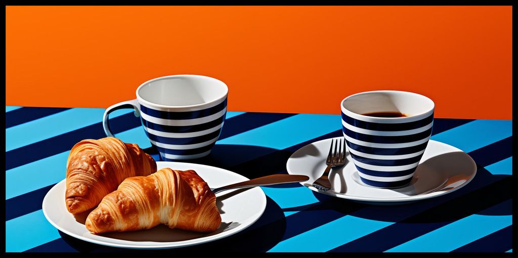 Poster 91,3x44,5cm Croissants