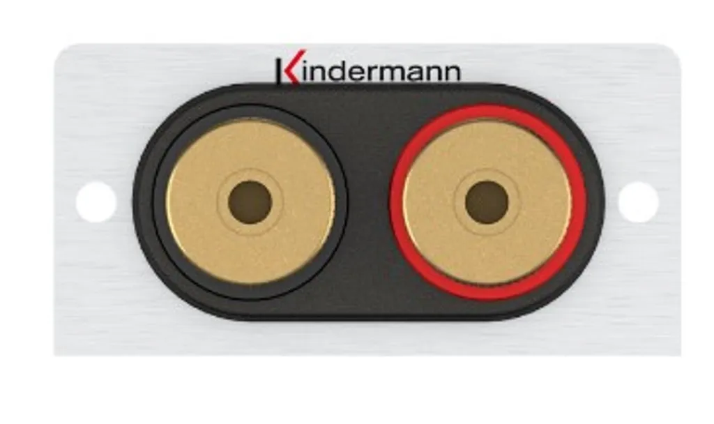 Modulo Kindermann 7444000414 Alluminio | Presa Banana High-End