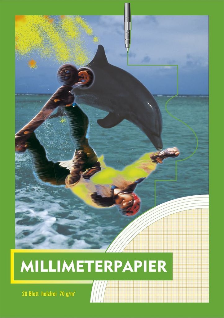 Millimeterpapier - Block mit 20 Blatt A3 70 g/qm.