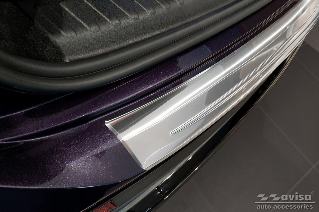 Ladekantenschutz Stoßstangenschutz Edelstahl silber passend für AUDI Q4 E-TRON 2021-> / Audi Q4 Sportback E -TRON 2021 ->