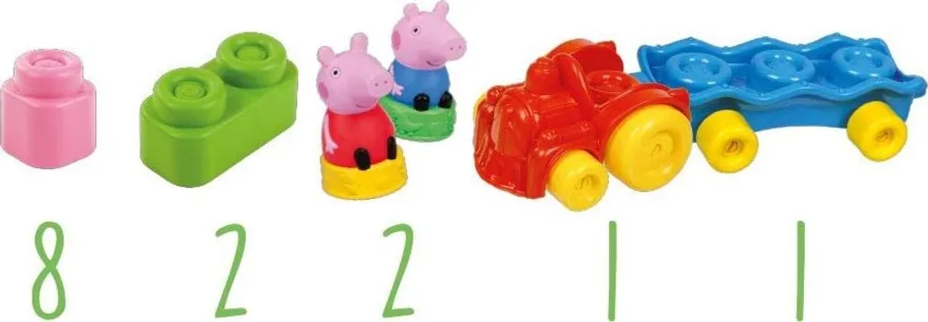 Premier Train Bébé Peppa Pig : Jeu de Construction Doux pour le Sol - 3