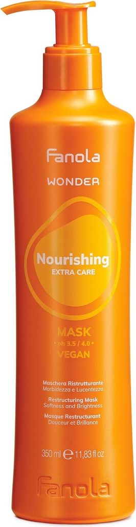 Fanola Wonder Nourishing Extra Care Mask pflegende Haarmaske für Feinheit und Glanz des Haars 350 ml
