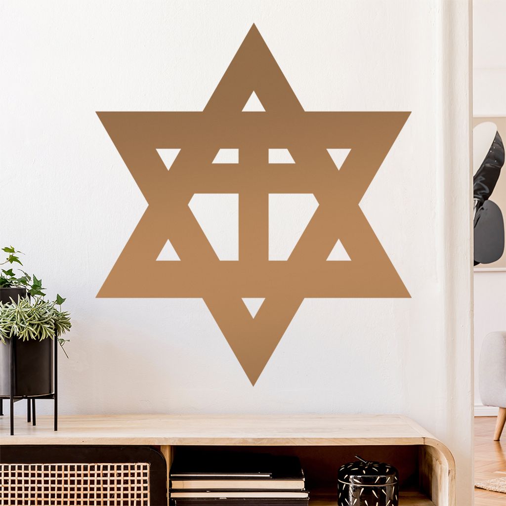 Messianische Juden D2 Wandtattoo Wandaufkleber Wall Sticker - Dekoration, Küche, Wohnzimmer, Schlafzimmer, Badezimmer