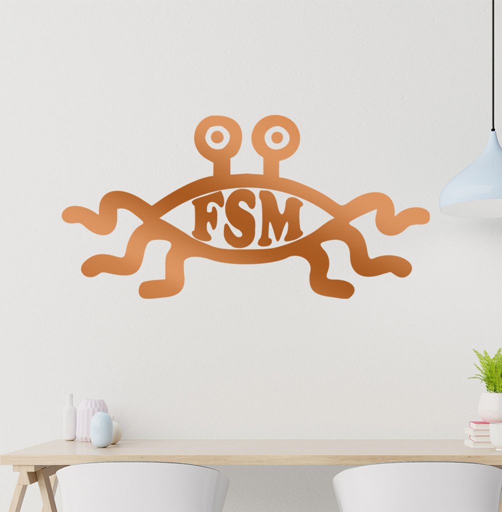 FSM Wandtattoo in 6 Größen - Wandaufkleber Wall Sticker - Dekoration, Küche, Wohnzimmer, Schlafzimmer, Badezimmer