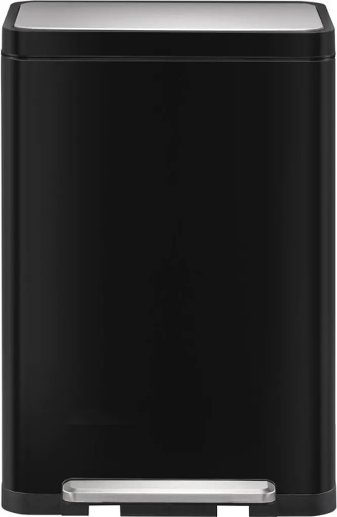 Poubelle Anti-Odeurs EKO X-Cube 40L Inox Mat pour Cuisine Propre