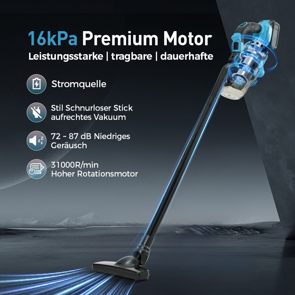 Troqullium Dentallabor Staubsauger - 2-in-1 Tisch Staubsammler | Für Nagelstudio & Dental