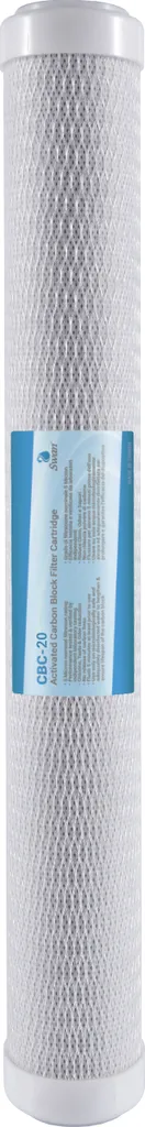 Cartucce filtranti per acqua Bellerofonte CTO Carbon Block per acqua potabile, sistemi ad osmosi inversa, adatte a tutti gli alloggiamenti del filtro da 20 pollici Tessuto filtrante da 5 micron