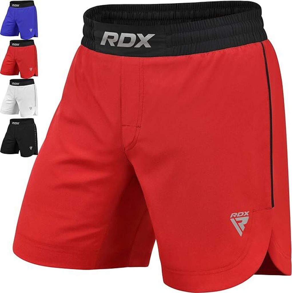 RDX MMA Shorts Sporthose Herren Kurz, Kampfsport Boxen Trainingshose Männer, Kickboxen Muay Thai Boxing Grappling Boxhose Sparring, Freefight Mart...