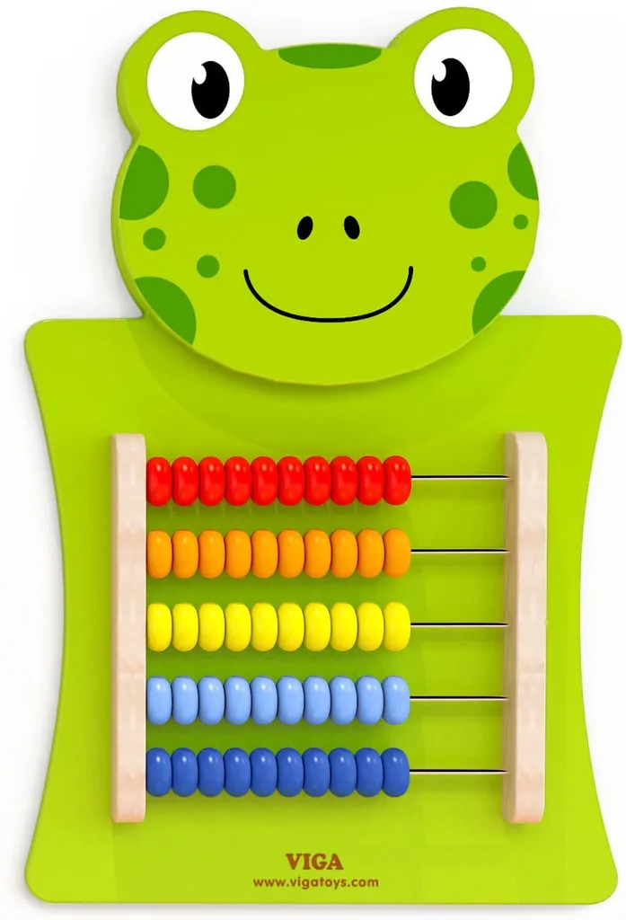 Jeu Mural Grenouille VIGA : Éveil sans Désordre pour Petits Espaces